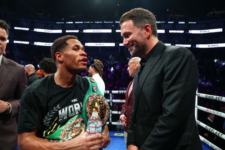 Eddie Hearn believes Devin Haney’s lawsuit against Ryan Garcia could be ‘a pivotal moment for the sport’